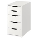 Ikea LAGKAPTEN / ALEX desk white stained oak effect/white 140x60 cm