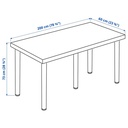 IKEA LAGKAPTEN - ADILS Desk White 200X60 cm