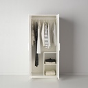 IKEA BRIMNES Wardrobe with 2 Doors, White