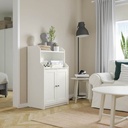 IKEA HAUGA Cabinet with 2 Doors White 70X116 cm