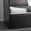 IKEA Flekke Day-Bed Frame with 2 Drawers, Black-Brown