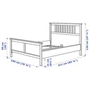 IKEA HEMNES Super King Bed Frame| White| Solid Wood| Luröy