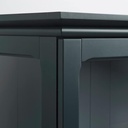 Ika LOMMARP cabinet with glass doors dark blue-green 86x199 cm