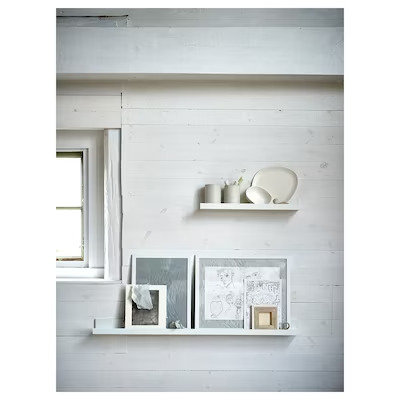 IKEA Mosslanda Picture Ledge, White, 115 cm