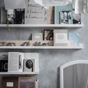 IKEA Mosslanda Picture Ledge, White, 115 cm