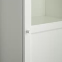 IKEA BILLY Bookcase with Panel-Glass Doors, White 40X28X202