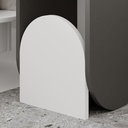 BATHURST NIGHTSTAND - ANTHRACITE - WHITE