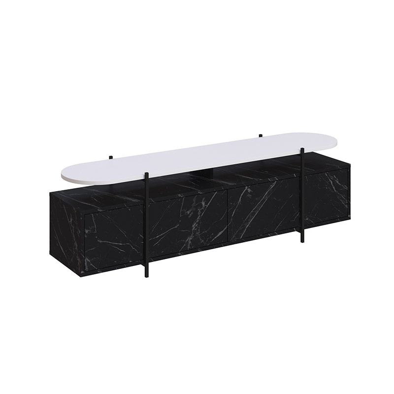 CONCORD TV STAND - BENDIR - WHITE
