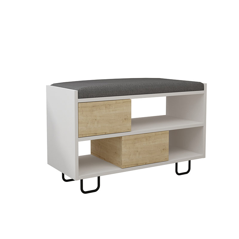 MACON BENCH - WHITE - OAK