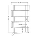 GEELONG BOOKCASE - WHITE