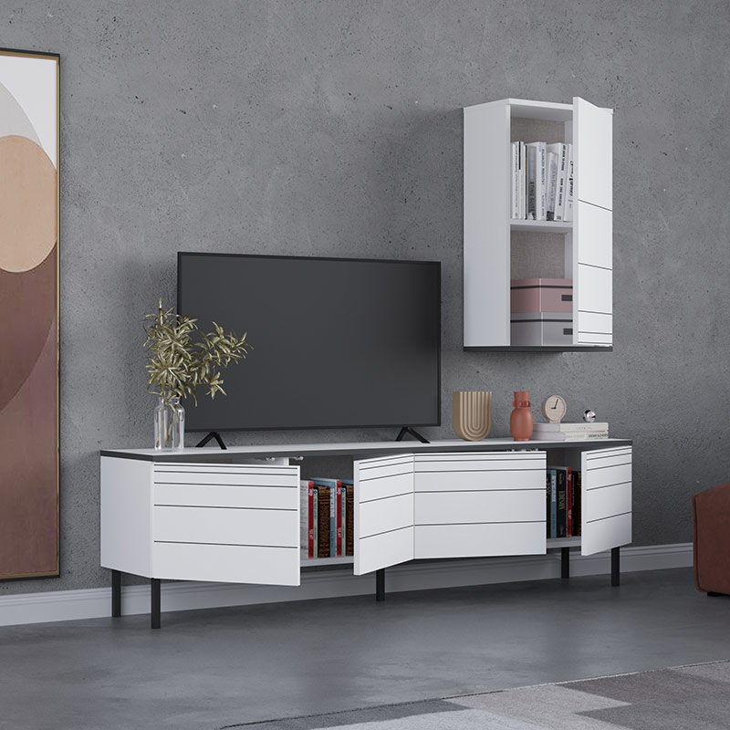 ROSEVILLE TV UNIT - WHITE