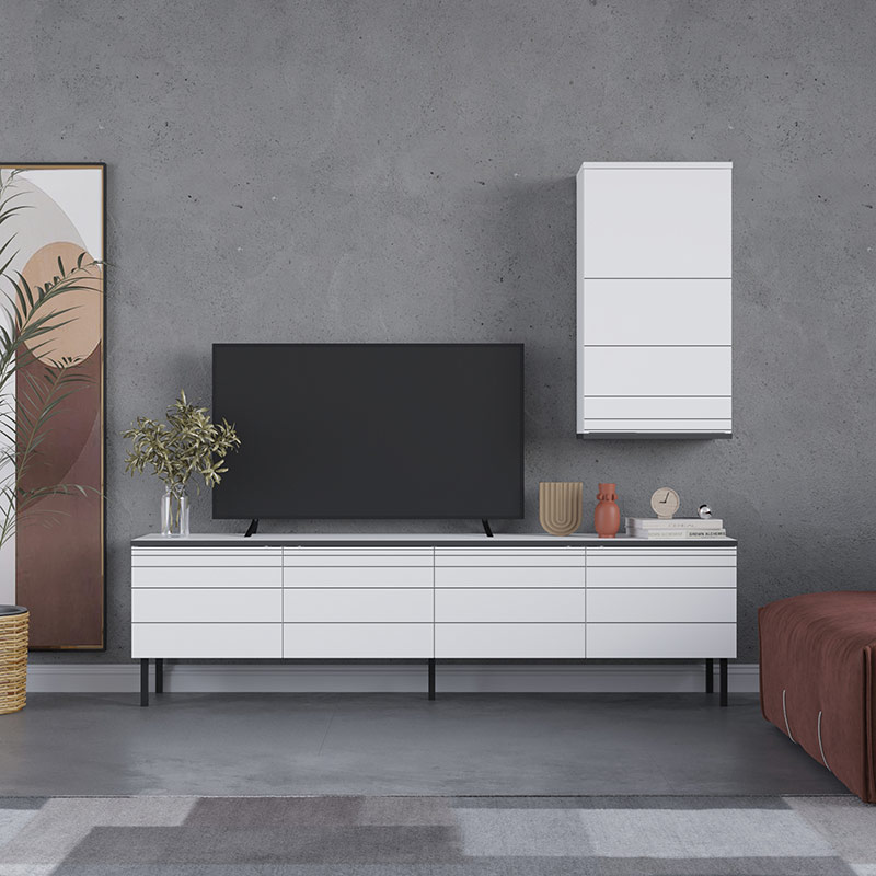 ROSEVILLE TV UNIT - WHITE