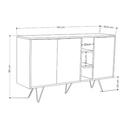 PASCAGOULA CONSOLE - WHITE - WHITE