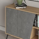 NORWOOD CONSOLE 180 - OAK - RETRO GREY