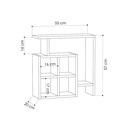 PERTH SIDE TABLE - WHITE
