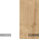 BENALLA SIDE TABLE - WHITE - OAK