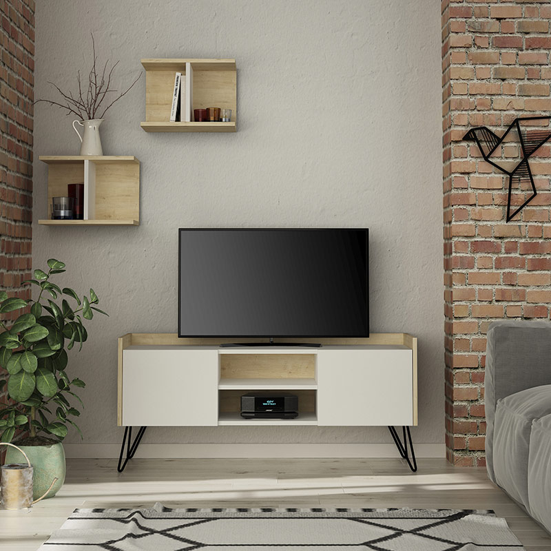 Antalya Tv Stand - White - Oakhttps://idiya.co.nz/web/static/decortie/120.140.112-1.jpg, https://idiya.co.nz/web/static/decortie/120.140.112-2.jpg, https://idiya.co.nz/web/static/decortie/120.140.112-3.jpg, https://idiya.co.nz/web/static/decortie/120.140.112-4.jpg,