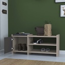 Denizli Hall Stand - Light Mocha - Anthracite