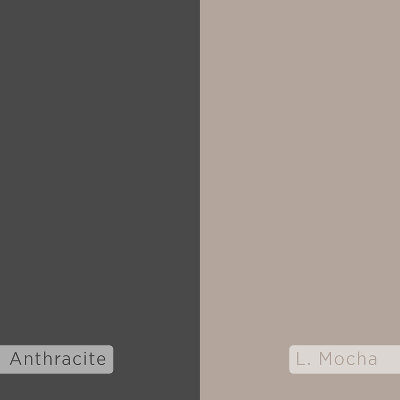 Denizli Hall Stand - Light Mocha - Anthracite
