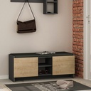 Soma Bank - Anthracite - Oak