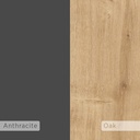 Soma Bank - Anthracite - Oak