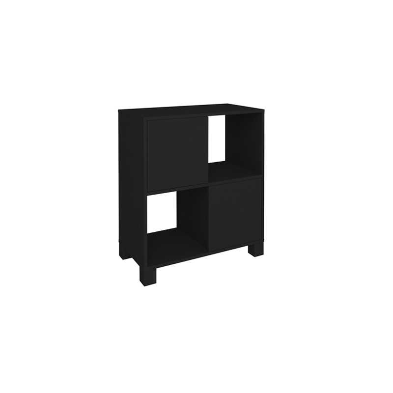  Camacari Cabinet with 2 Doors - Black