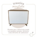 Macae Cabinet with 1 Door and 3 Drawers - Elm/ White 