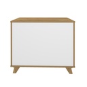  Macae Cabinet with 1 Door and 3 Drawers - Elm/ White 
