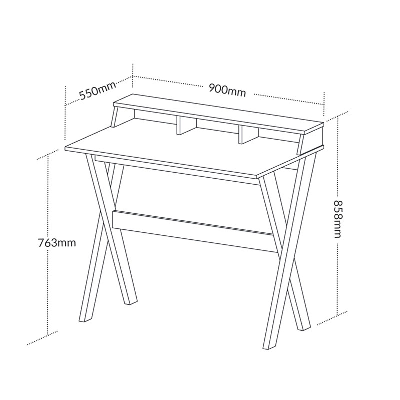  Manaus Desk - Black