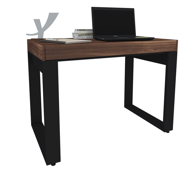  Maraba Desk - Ipe/ Black