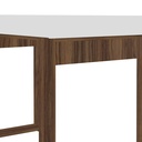  Maraba Desk - White/ Nogal