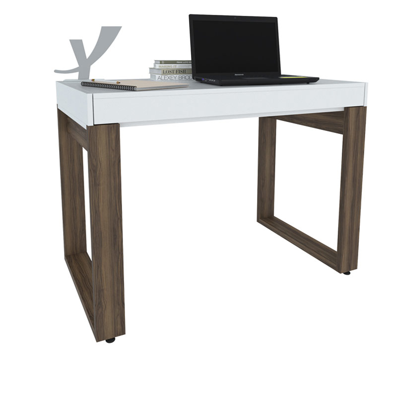  Maraba Desk - White/ Nogal