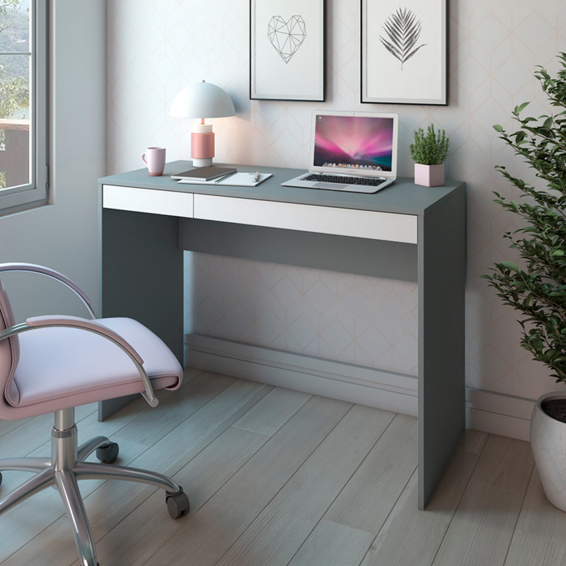  Natal Desk - Gray/ White