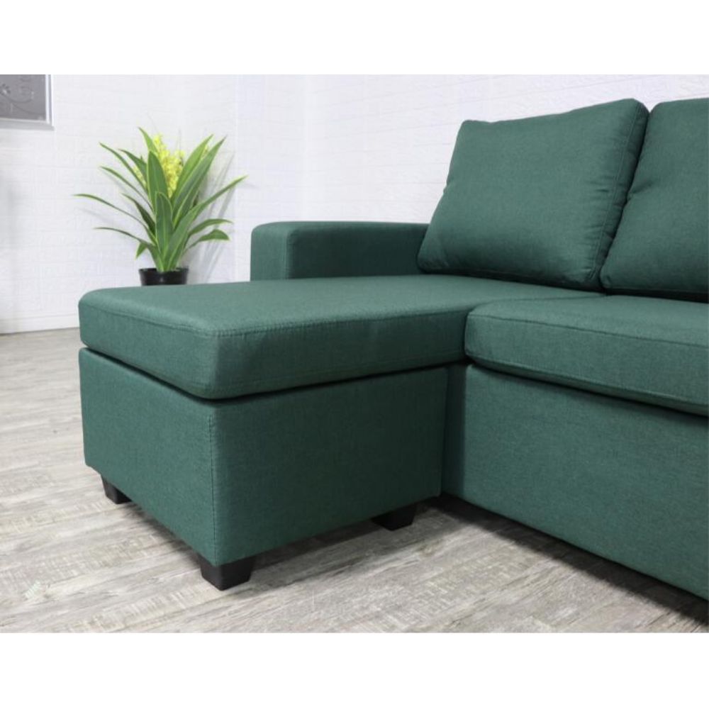 Idiya KARAMAY L shaped sofa , Green