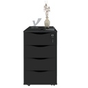 Piracicaba Chest of 4 Drawers - Black