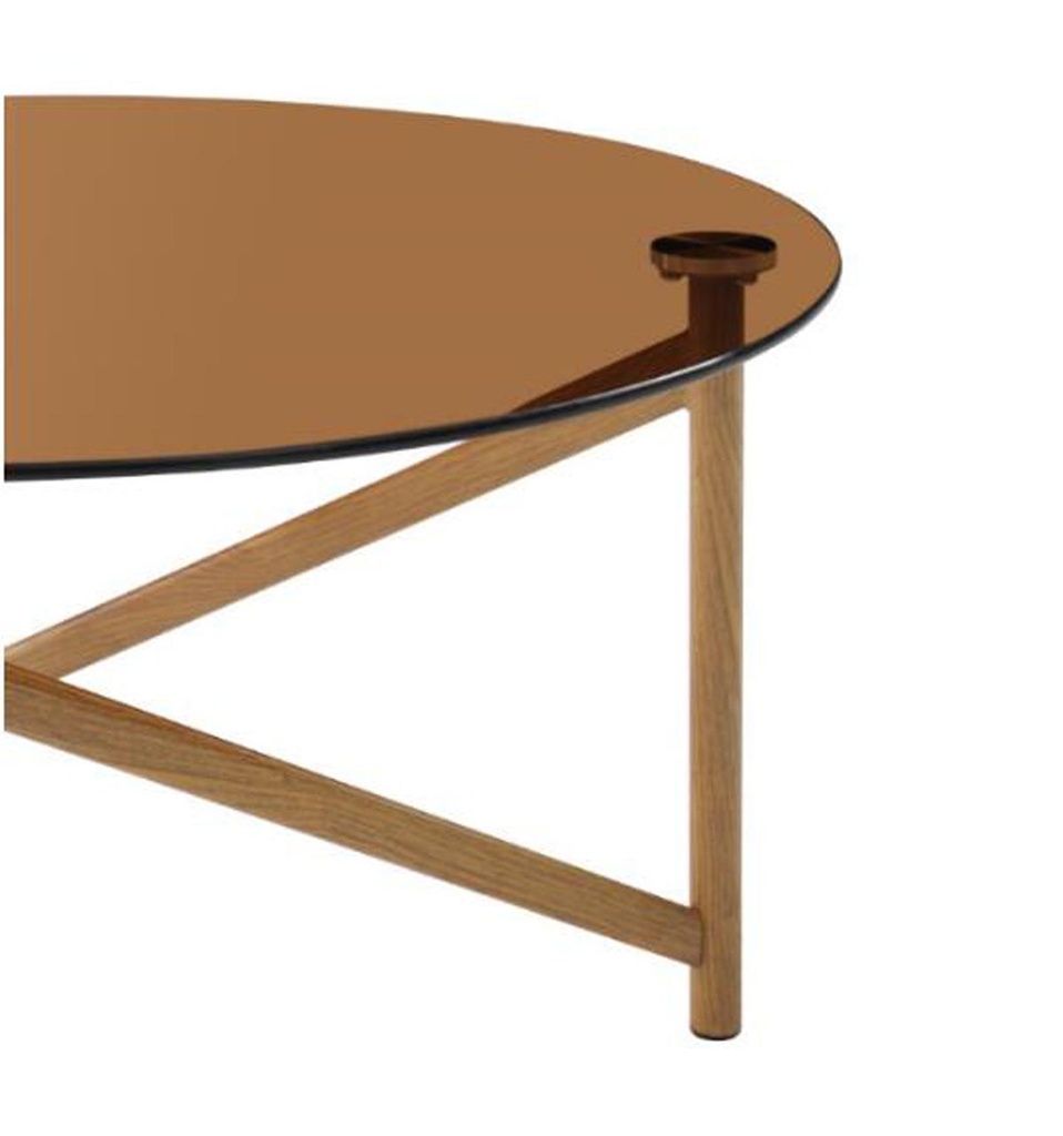 Idiya Akron end table white stained