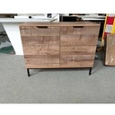 Idiya Fresno Cabinet sideboard, Oak and Black