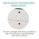 Viamao Chest of 3 Drawers - Gray/ White