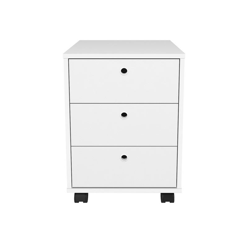 Viamao Chest of 3 Drawers - White