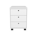 Viamao Chest of 3 Drawers - White