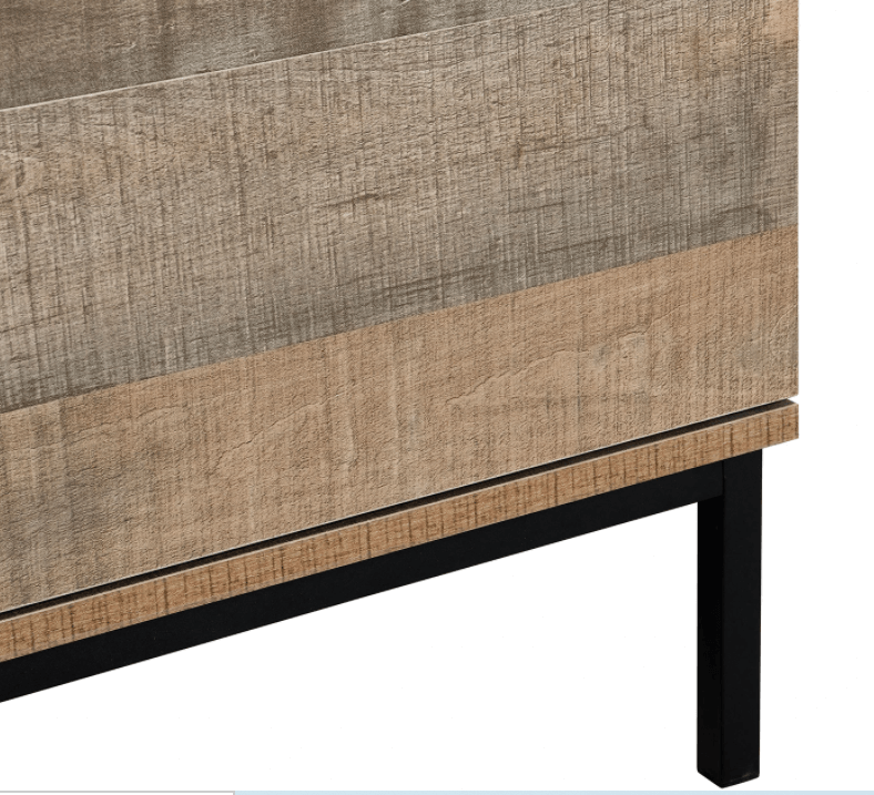 Idiya Fresno Cabinet sideboard, Oak and Black