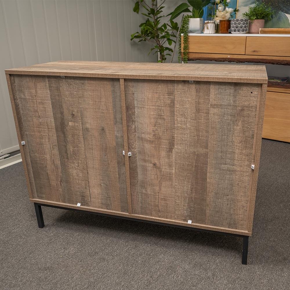 Idiya Fresno Cabinet sideboard, Oak and Black