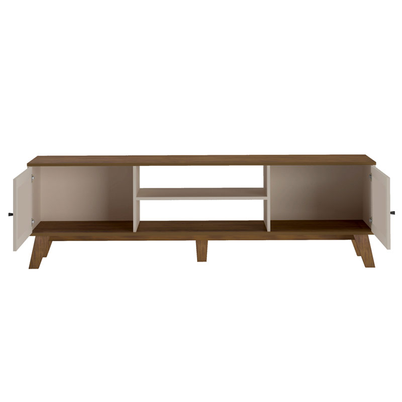 Brusque Tv Stand - Pine/ Off White