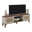 Brusque Tv Stand - Pine/ Off White