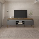 Guarapari Tv Stand - Oak/ Graphite