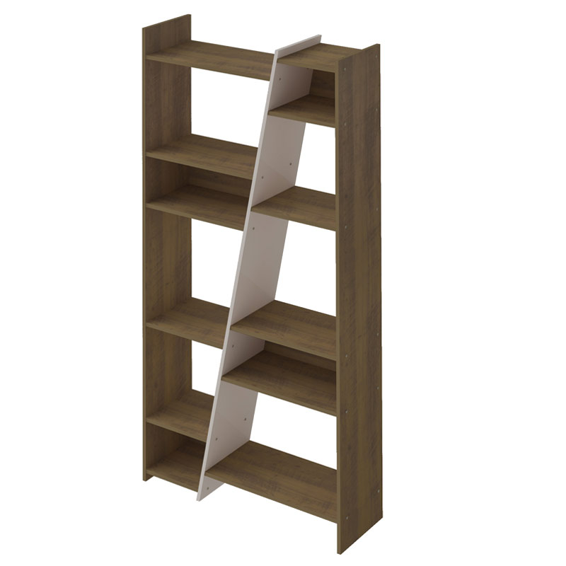 Itaituba   Bookcase - Pine/ Off White