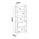Pouso Bookcase - White
