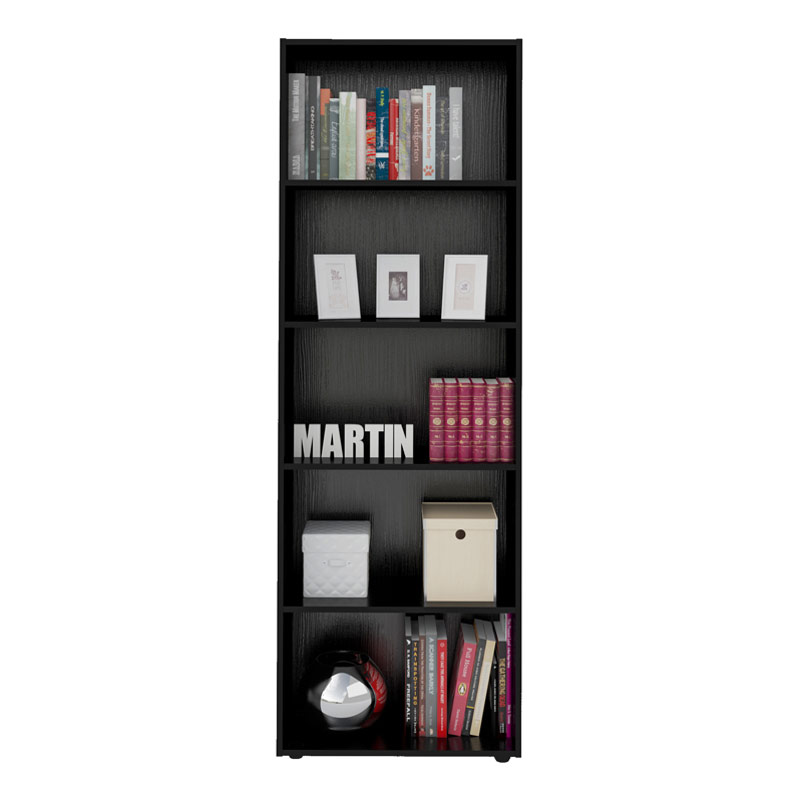 Queimados Bookcase - Black