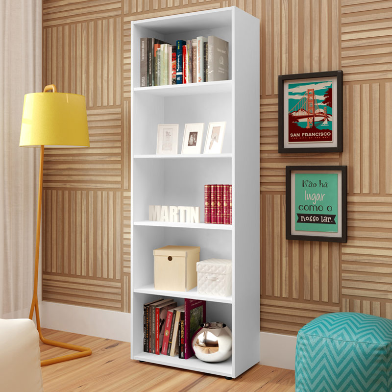 Queimados Bookcase - White 