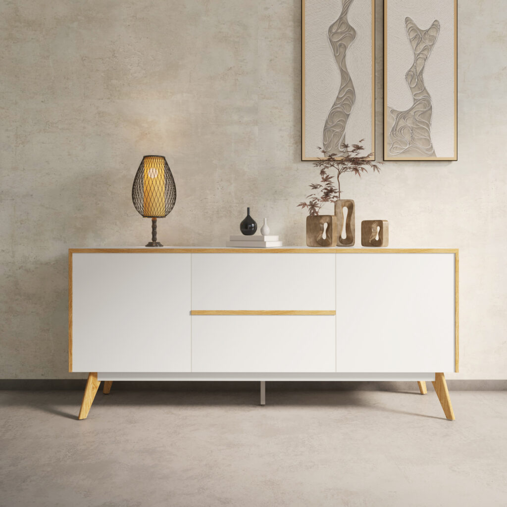Idiya MICHIGAN tv unit /Sideboard White